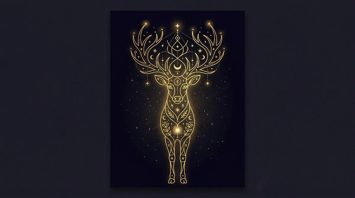 Dream symbol: a Deer — Gentleness & alertness