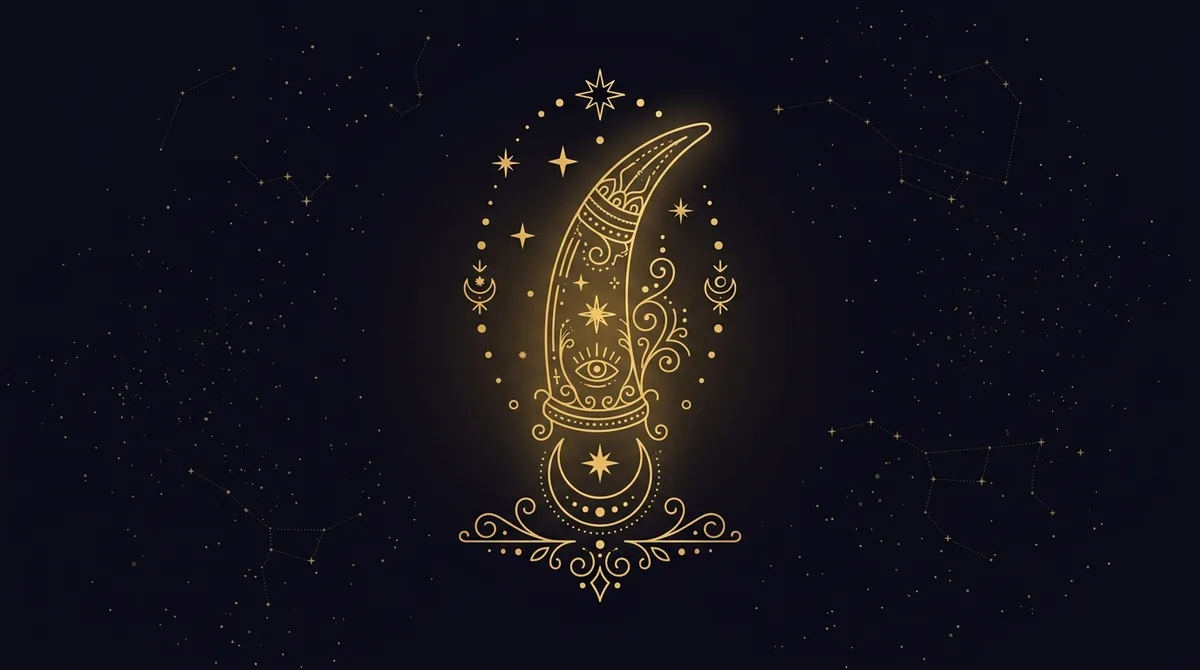 Uttara Ashadha nakshatra symbol — ruled by Sun, deity Vishvadevas