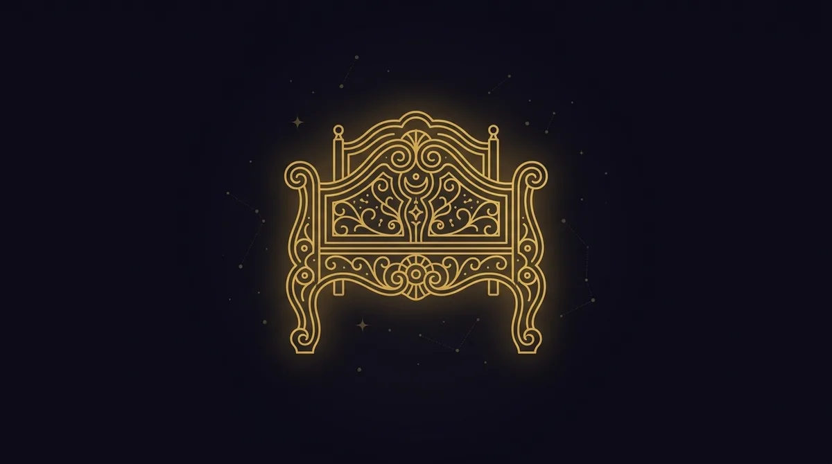 Uttara Phalguni nakshatra symbol — ruled by Sun, deity Aryaman