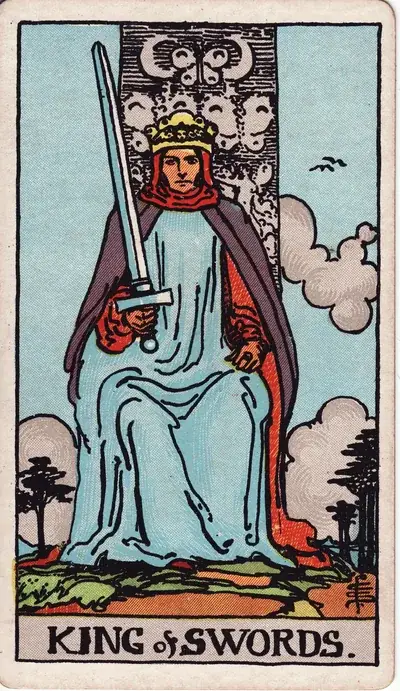 King of Swords — Rider–Waite–Smith tarot card