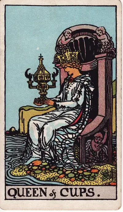 Queen of Cups — Rider–Waite–Smith tarot card