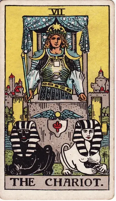 The Chariot — Rider–Waite–Smith tarot card