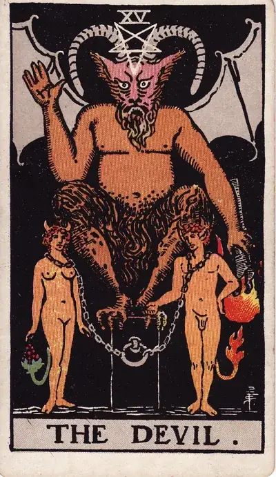 The Devil — Rider–Waite–Smith tarot card