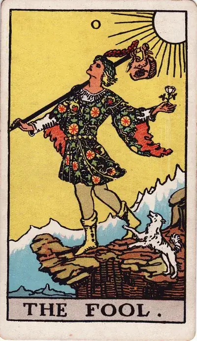 The Fool — Rider–Waite–Smith tarot card
