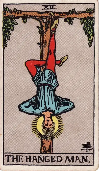 The Hanged Man — Rider–Waite–Smith tarot card