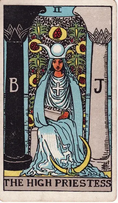 The High Priestess — Rider–Waite–Smith tarot card